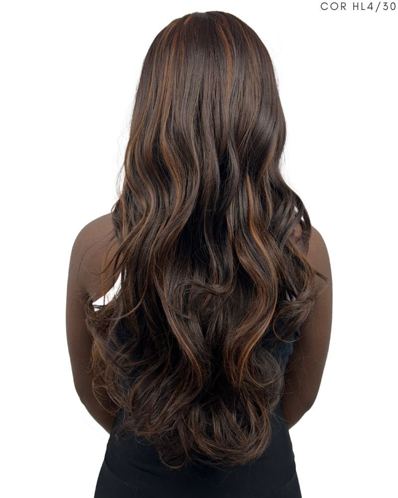 Lace Wig Bili Ondulada com Franja - Modern Girl