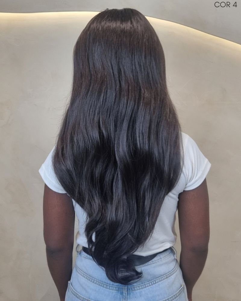 Lace Wig de Faixa Jacinta Orgânica Lisa Ondulada