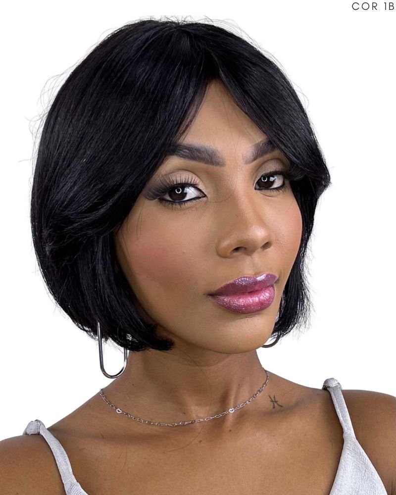 Lace Wig Humana Ayla Lisa - Beauty Hair (Cor 1B )