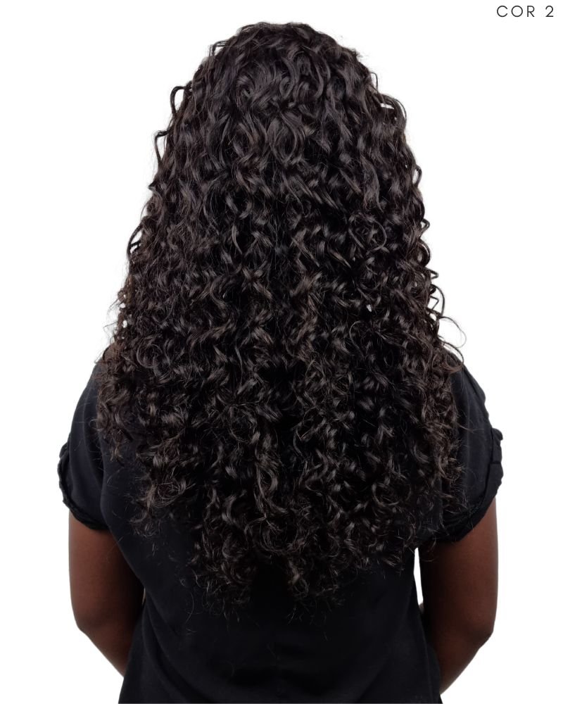 Lace Wig Humana Beatriz 22'' Cacheada