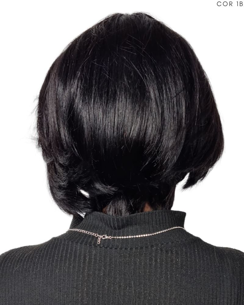 Lace Wig Humana Elisa Lisa - Beauty Hair (Cor 1B)