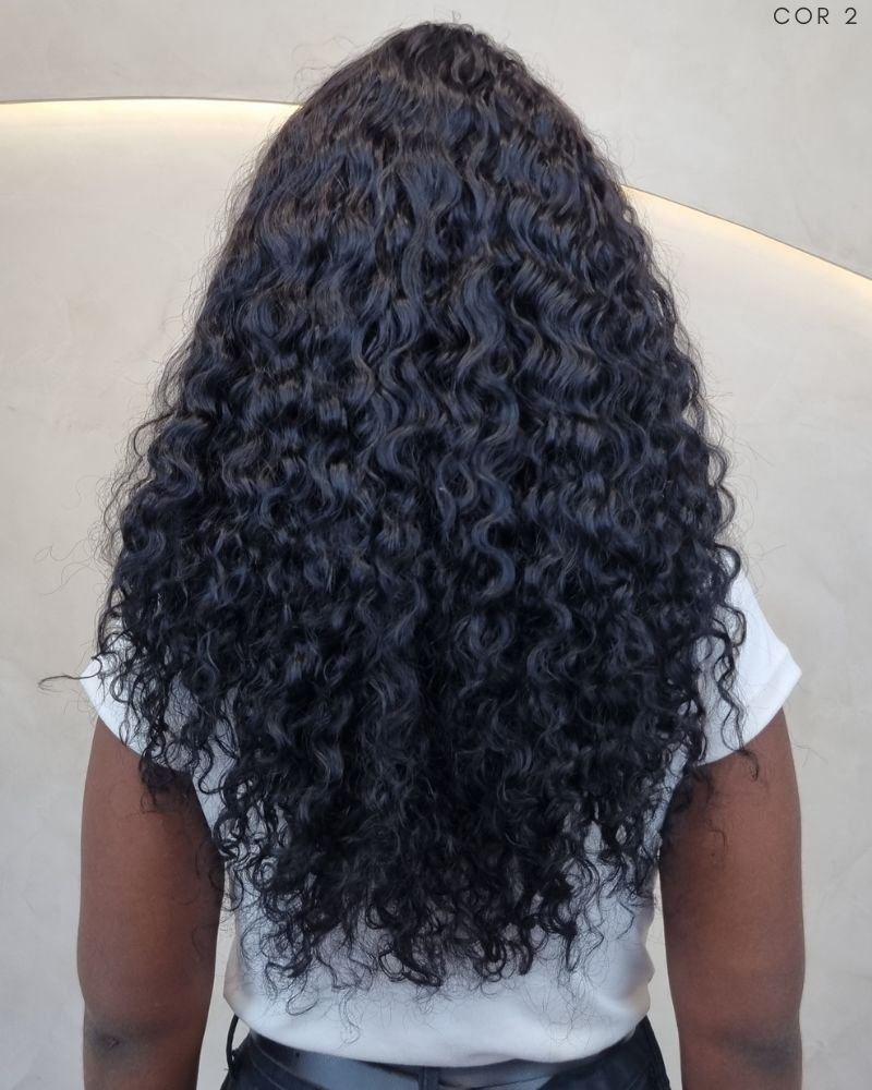 Lace Wig Humana Garota Romantica 24' Cacheada - Cor 2