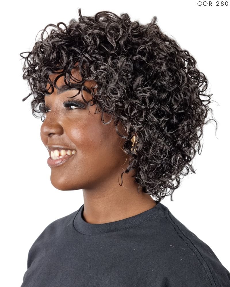 Lace Wig Humana Kael 10'' Cacheada - Modern Girl