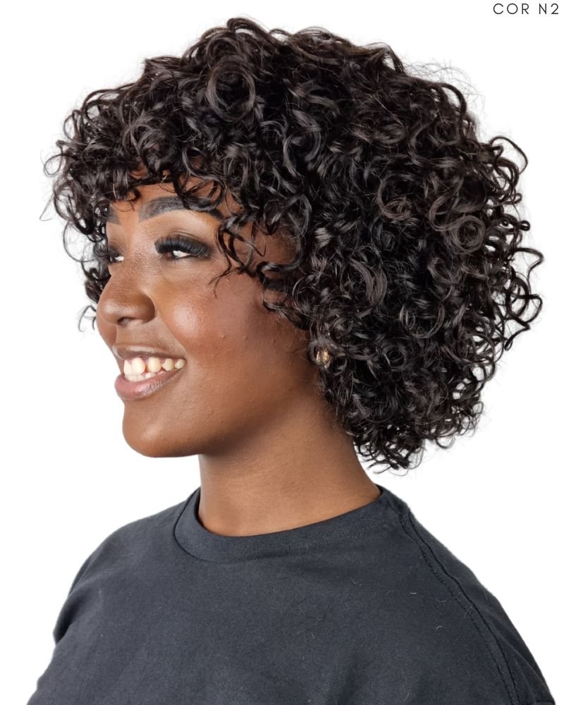 Lace Wig Humana Kael 10'' Cacheada - Modern Girl