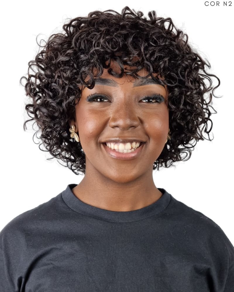 Lace Wig Humana Kael 10'' Cacheada - Modern Girl