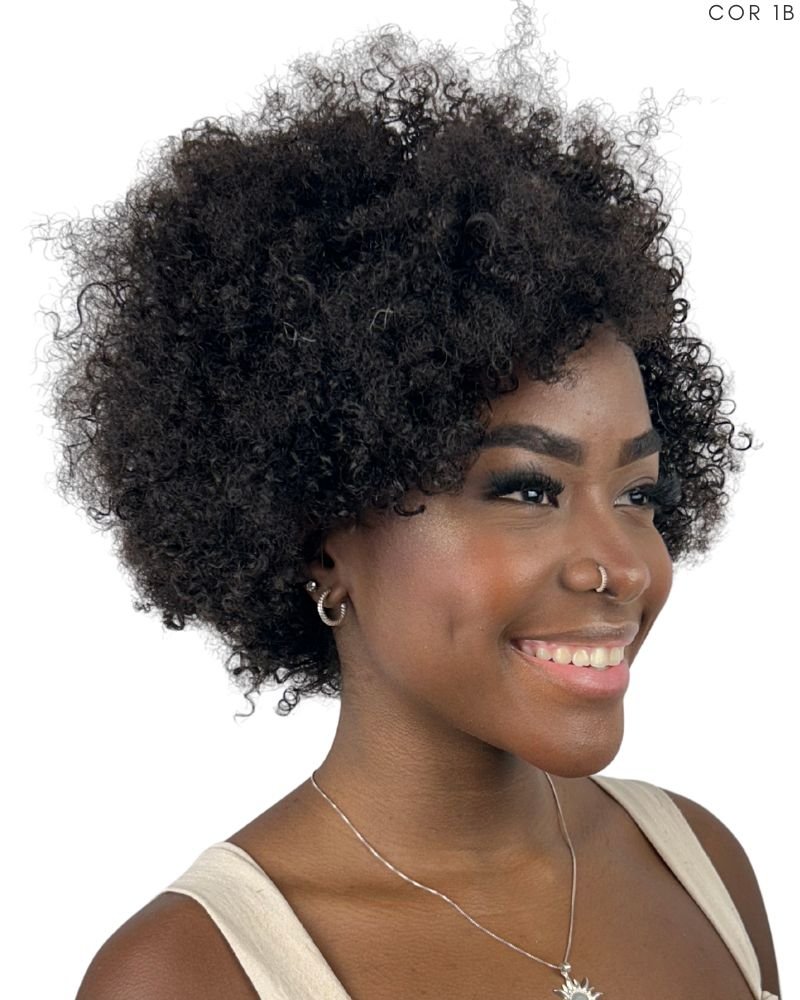 Lace Wig Humana Linda 11' Cacheada Black - Modern Girl