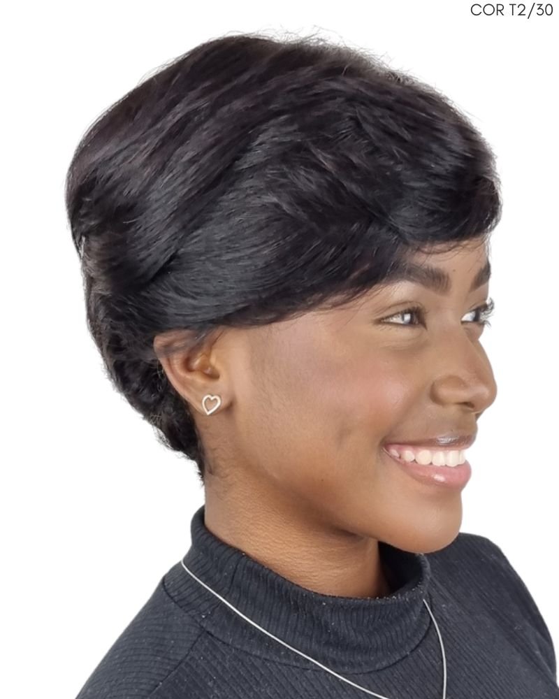 Lace Wig Humana Maisa Lisa com Franja - Beauty Hair