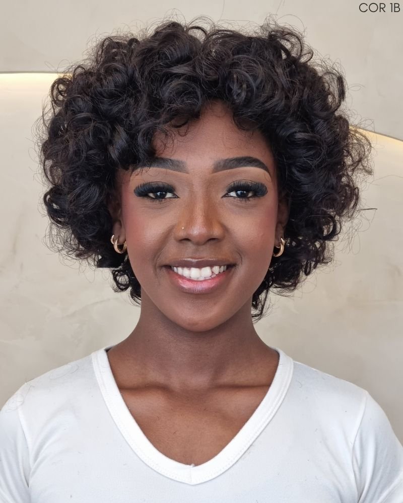Lace Wig Humana Maitê Cacheada - Beauty Hair