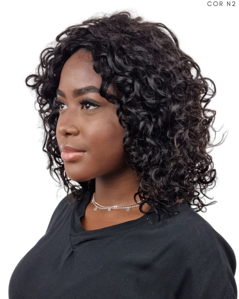 Lace Wig Humana Melissa 13'' Cacheada