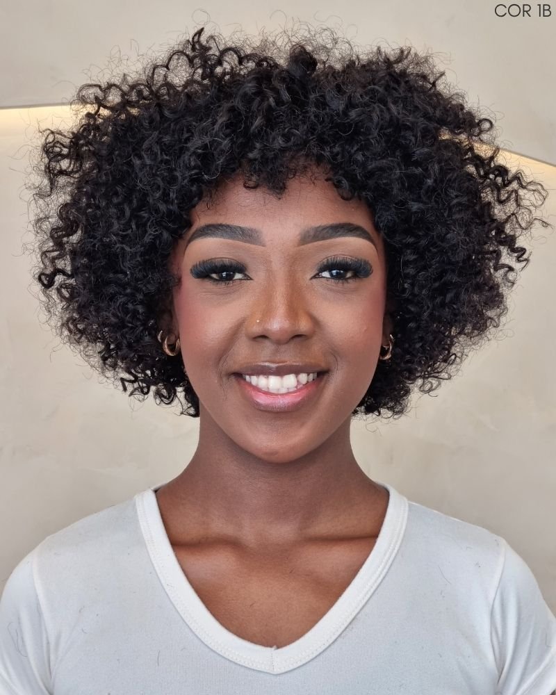 Lace Wig Humana Mercia Cacheada - Beauty Hair
