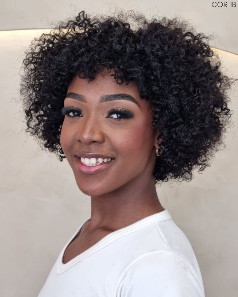 Lace Wig Humana Mercia Cacheada - Beauty Hair