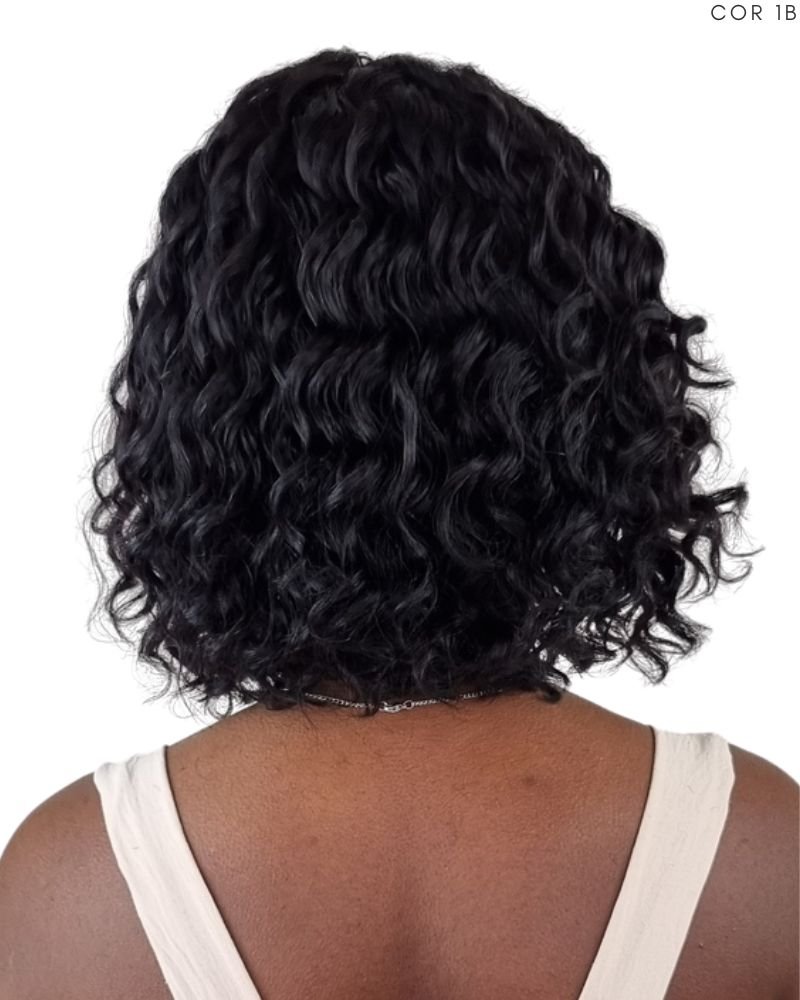 Lace Wig Humana Mirena Cacheada - Beauty Hair (Cor 1B)