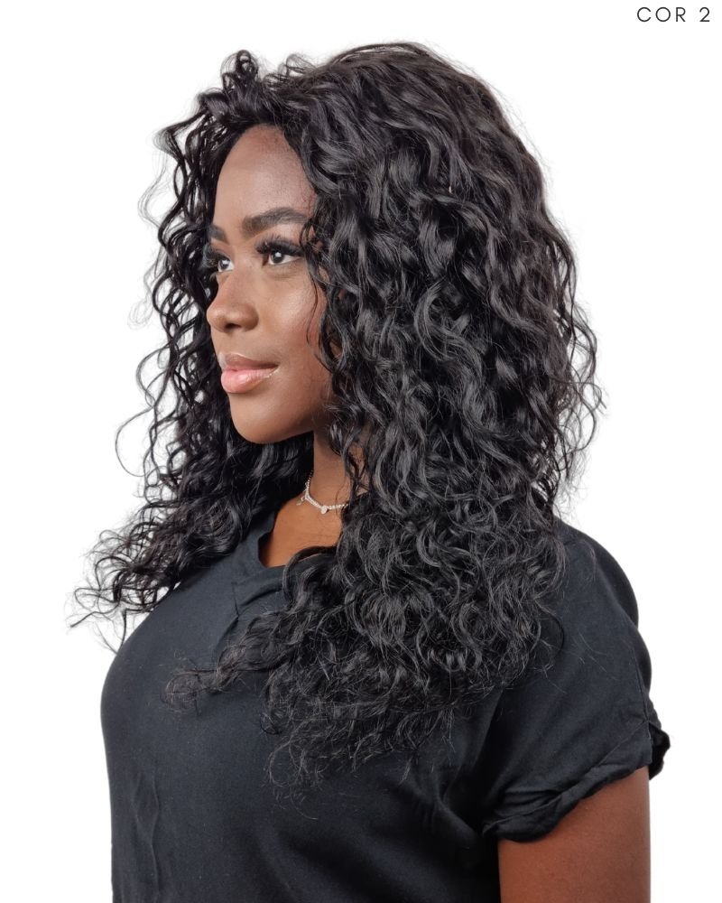 Lace Wig Humana Monica 18'' Cacheada