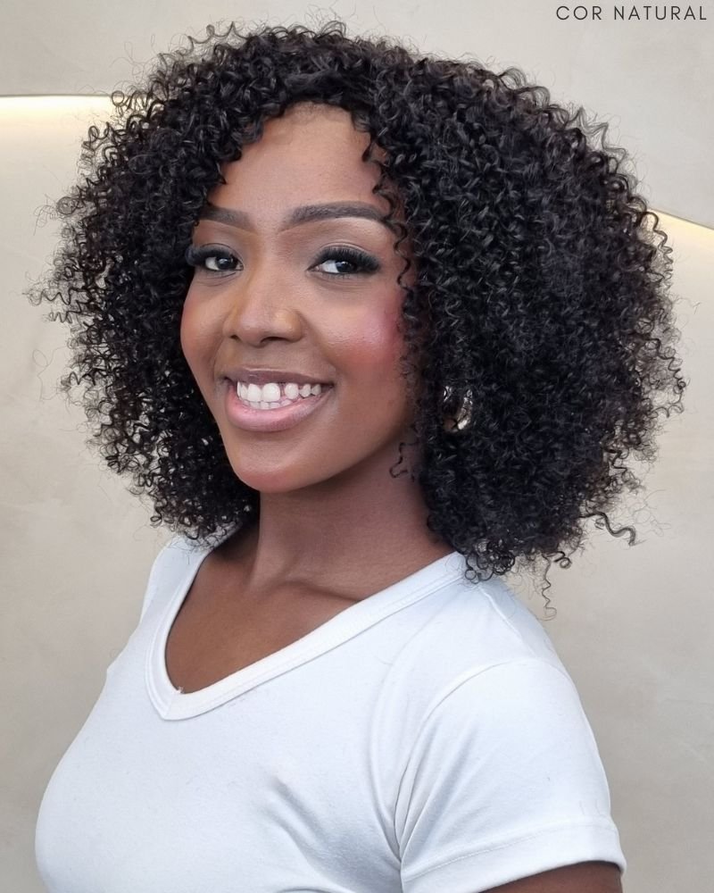 Lace Wig Humana Rebeca Cacheada