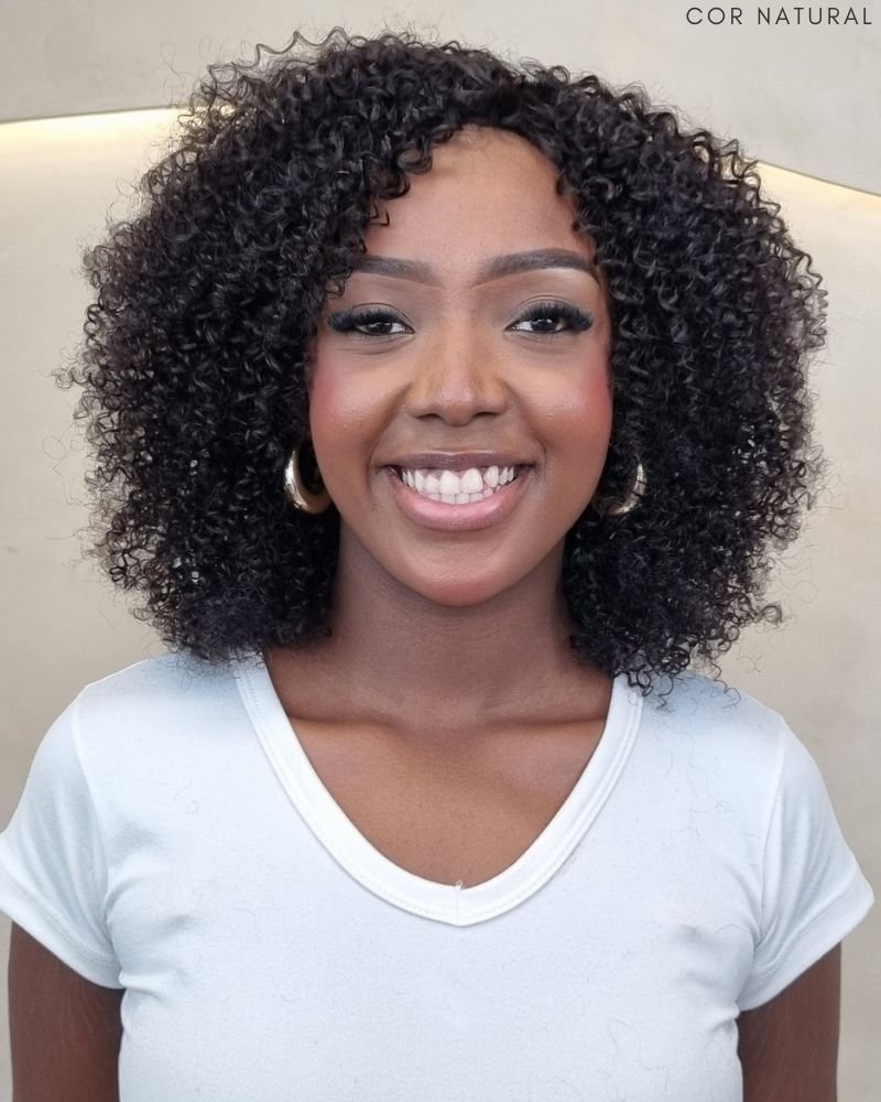 Lace Wig Humana Rebeca Cacheada