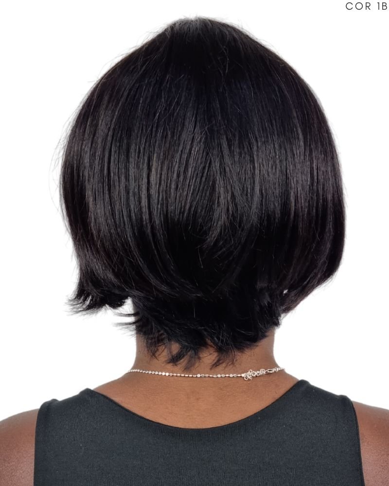 Lace Wig Humana Stella Lisa - Beauty Hair (Cor 1B)