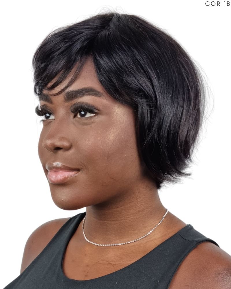 Lace Wig Humana Stella Lisa - Beauty Hair (Cor 1B)