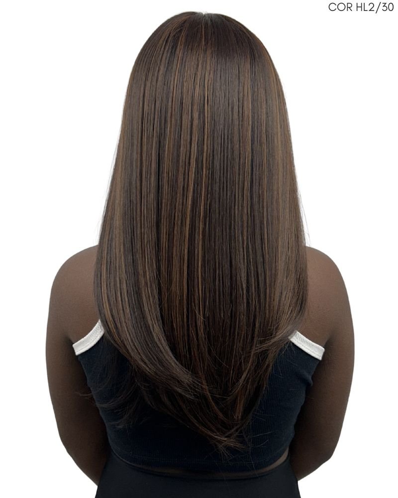 Lace Wig Isa Lisa com Franja - Modern Girl
