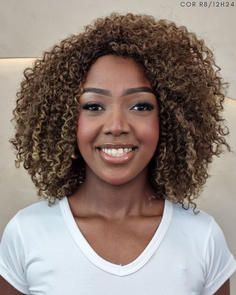 Lace Wig Isaura Orgânica Cacheada