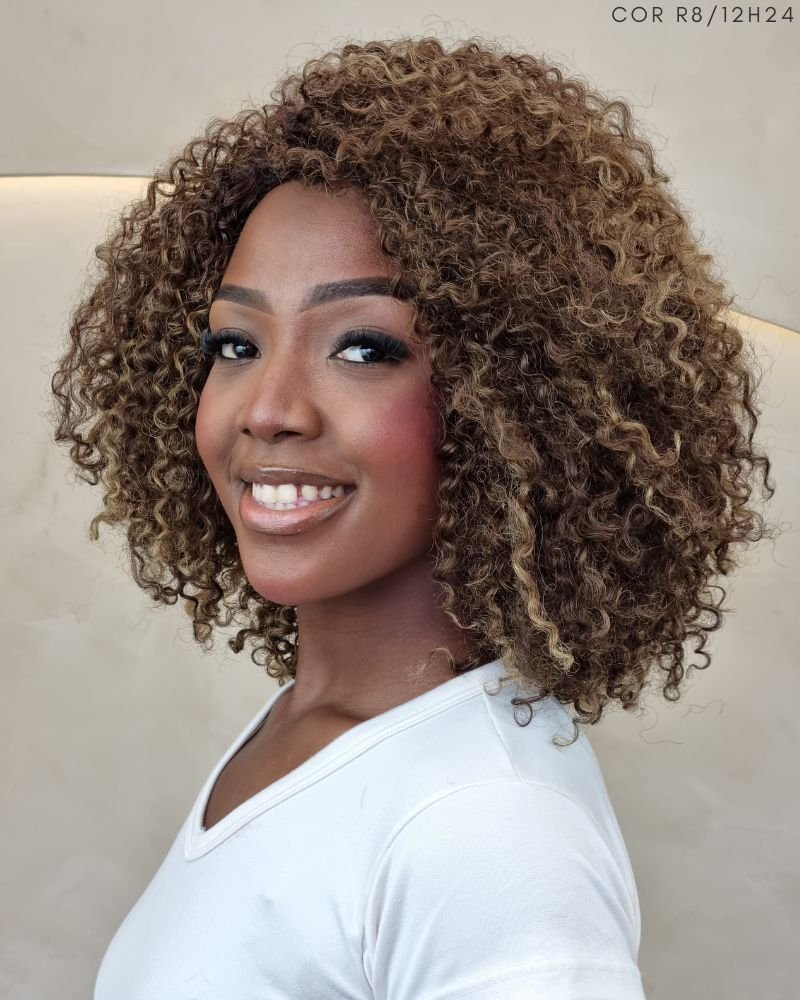 Lace Wig Isaura Orgânica Cacheada