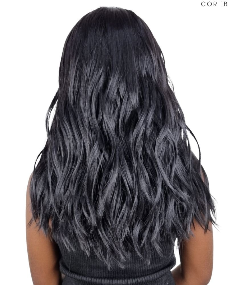 Lace Wig Loren Ondulada com Franja - Sleek