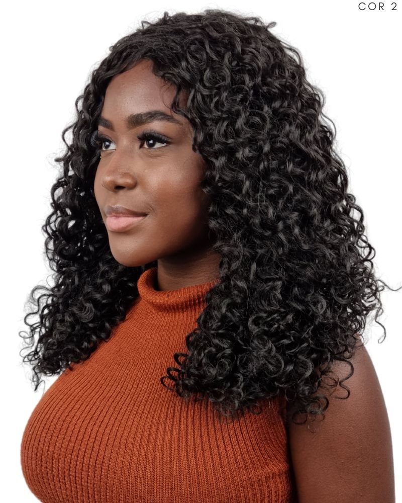 Lace Wig Luna Bio Fibra Cacheada