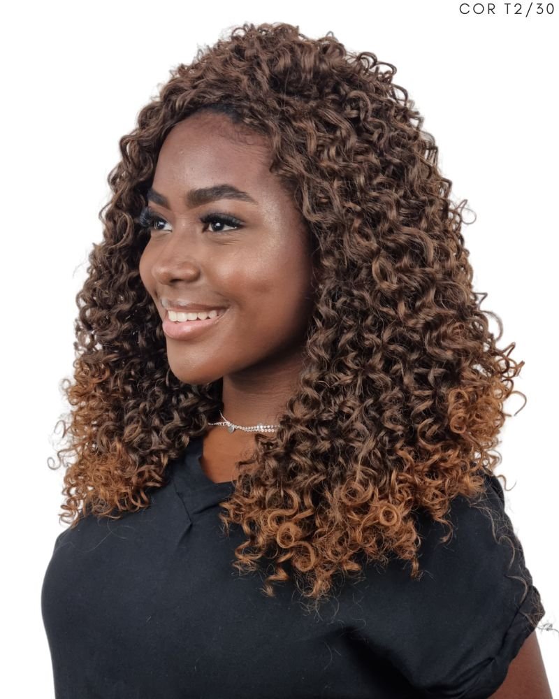 Lace Wig Luna Bio Fibra Cacheada