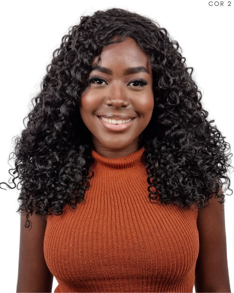 Lace Wig Luna Bio Fibra Cacheada