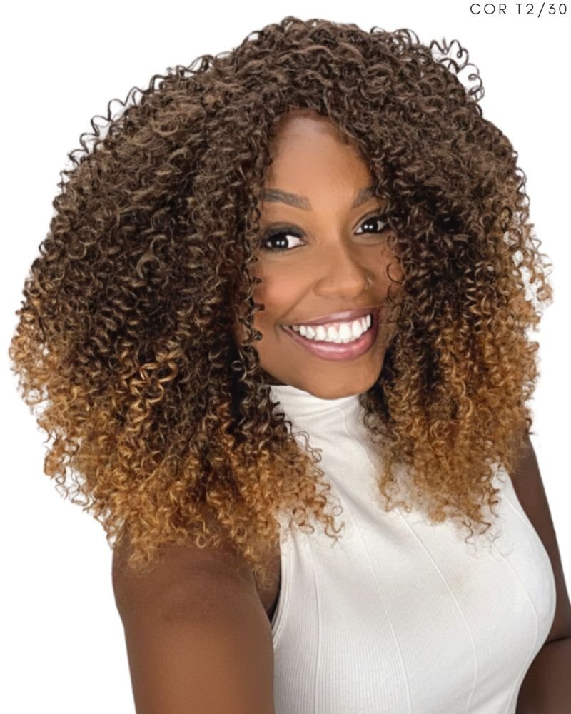 Lace Wig Marcia Cacheada - Black Beauty