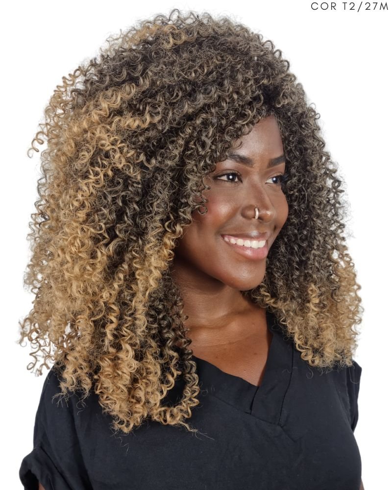 Lace Wig Marcia Cacheada - Black Beauty