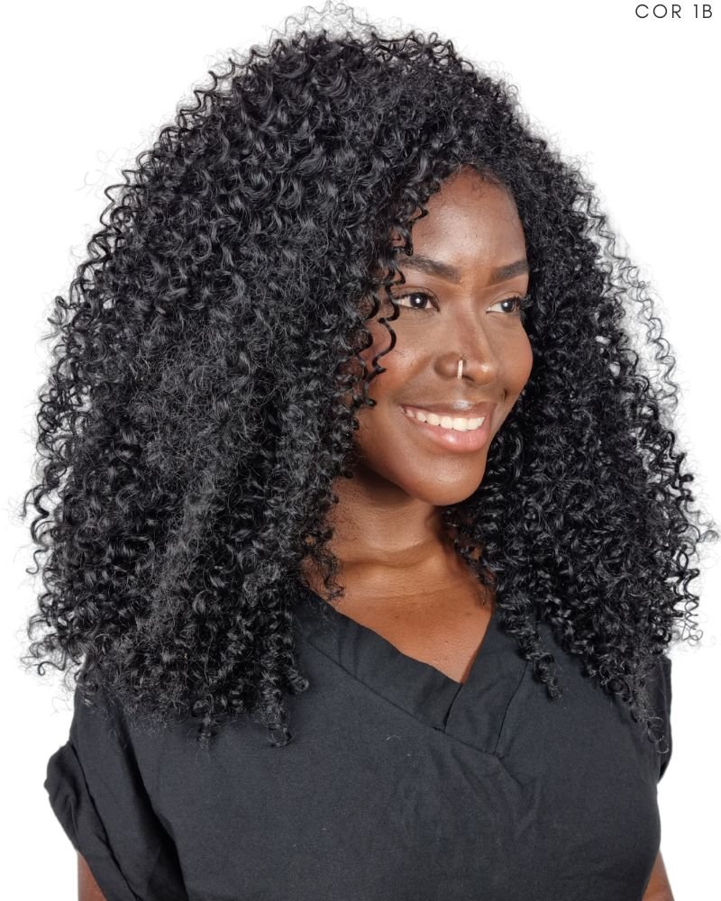 Lace Wig Marcia Cacheada - Black Beauty