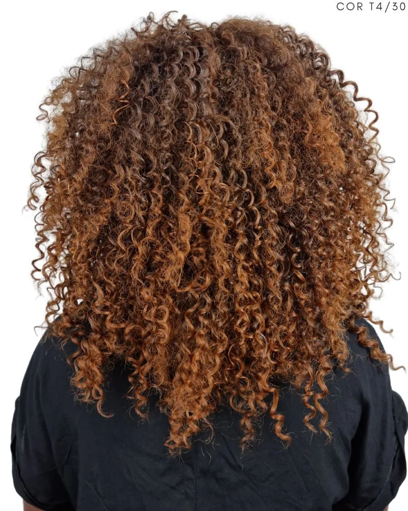 Lace Wig Maya Cacheada com Franja