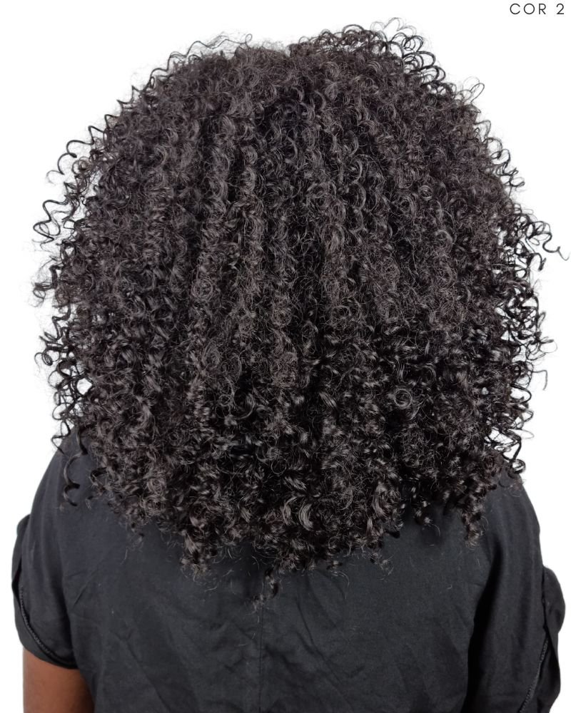 Lace Wig Maya Cacheada com Franja