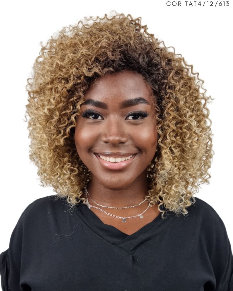 Lace Wig Nivia Bio Fibra Cacheada