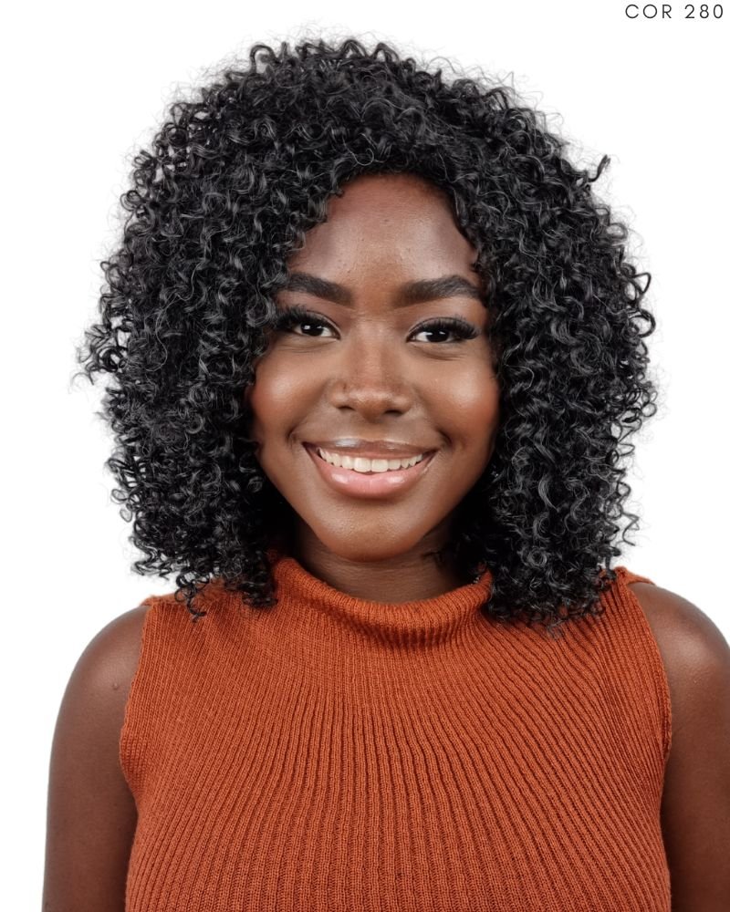 Lace Wig Nivia Bio Fibra Cacheada