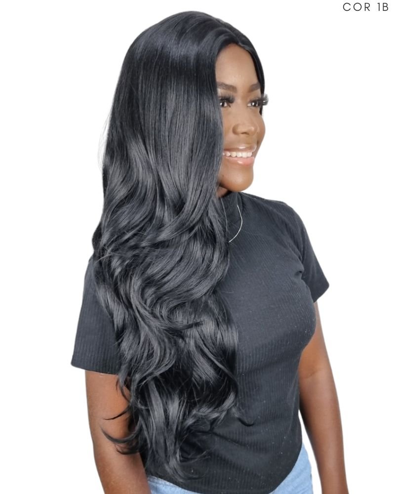 Lace Wig Paloma Ondulada - Black Beauty