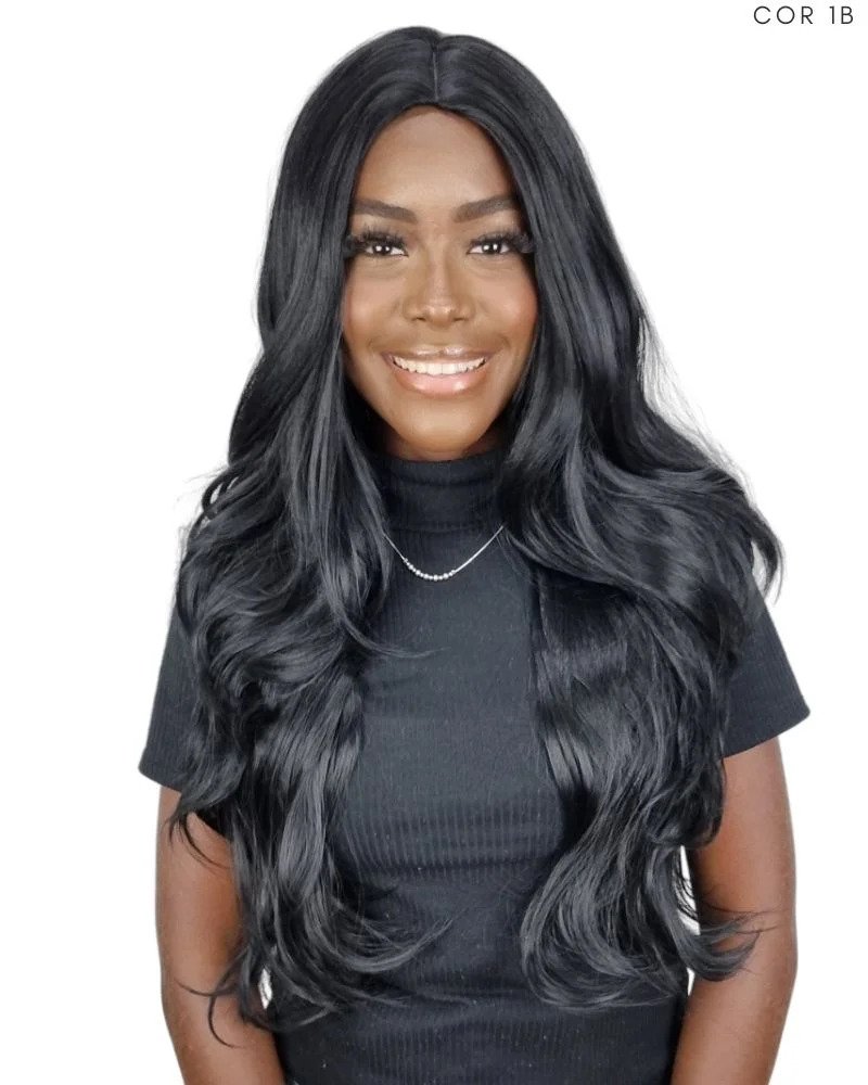Lace Wig Paloma Ondulada - Black Beauty