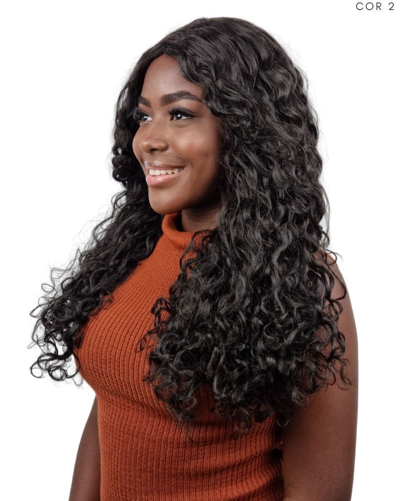 Lace Wig Paola Bio Fibra Cacheada