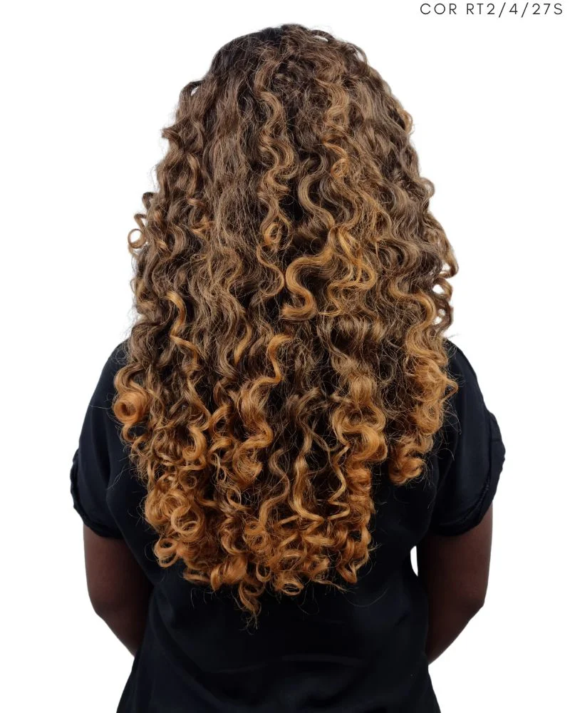 Lace Wig Paola Bio Fibra Cacheada