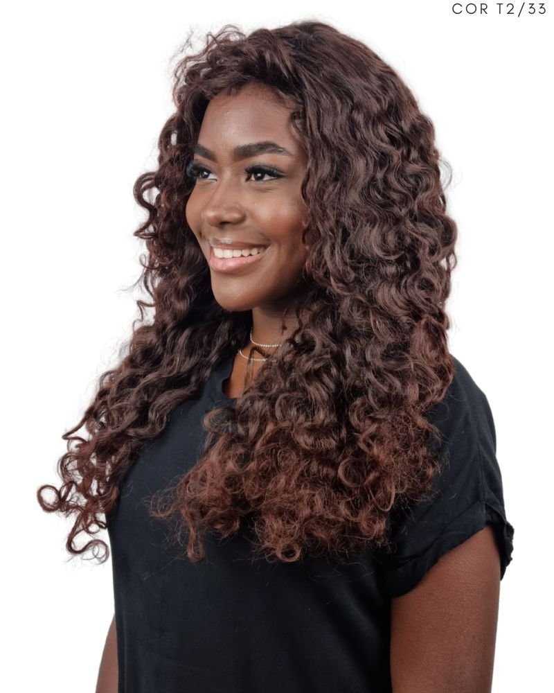 Lace Wig Paola Bio Fibra Cacheada