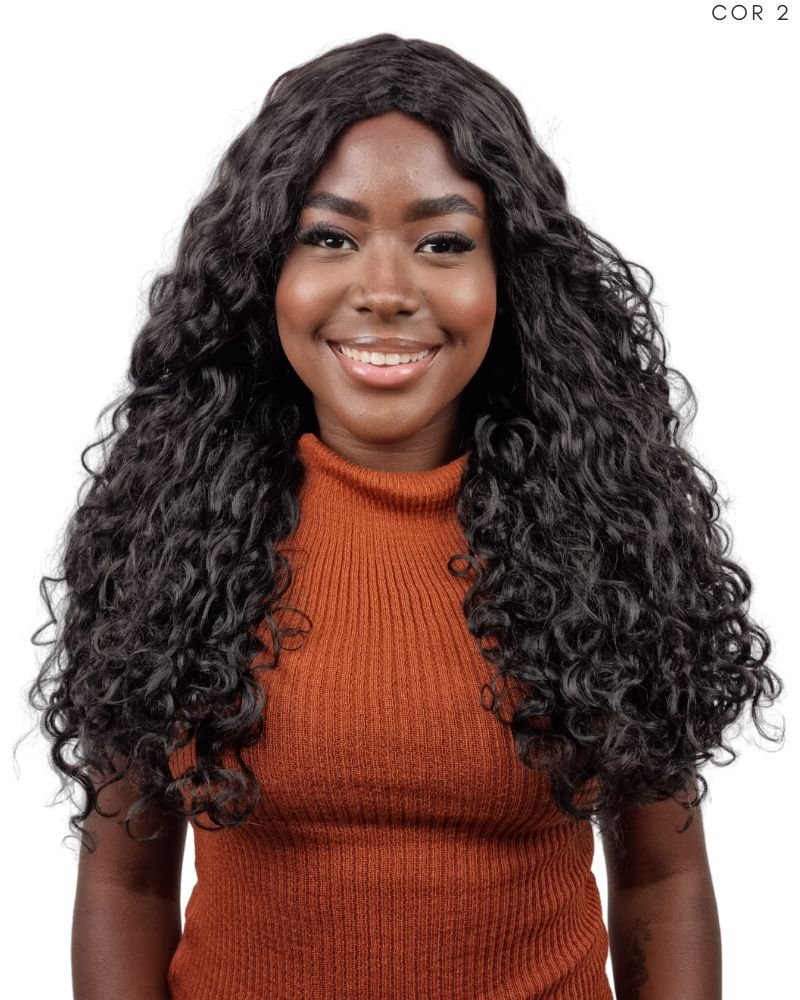 Lace Wig Paola Bio Fibra Cacheada