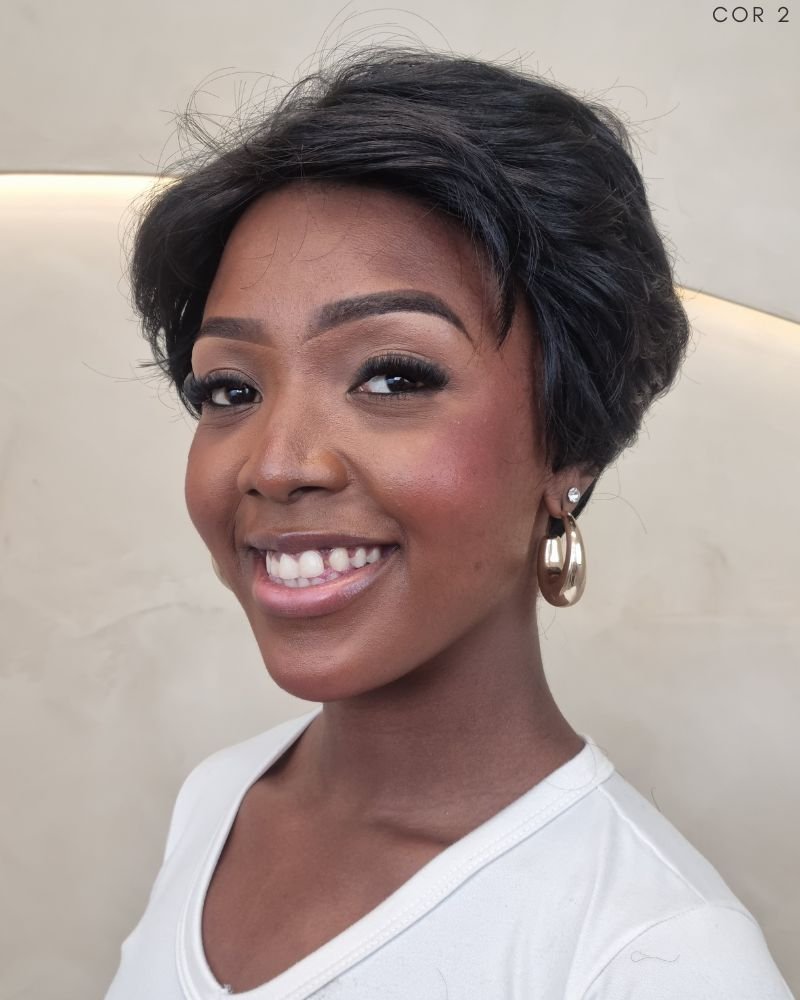 Lace Wig Paveta Orgânica Lisa