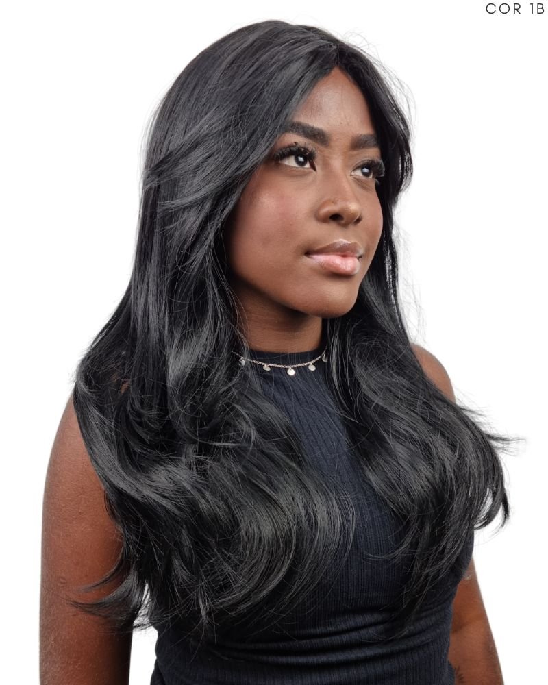 Lace Wig Sigird Lisa com Franja - Beauty Hair