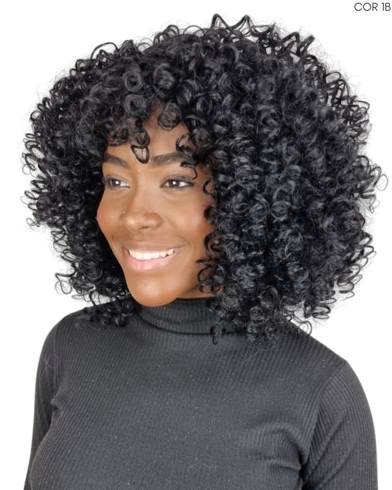 Lace Wig Sonya Cacheada com Franja - Beauty Hair