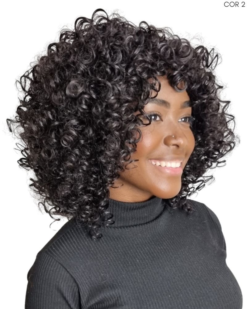Lace Wig Sonya Cacheada com Franja - Beauty Hair