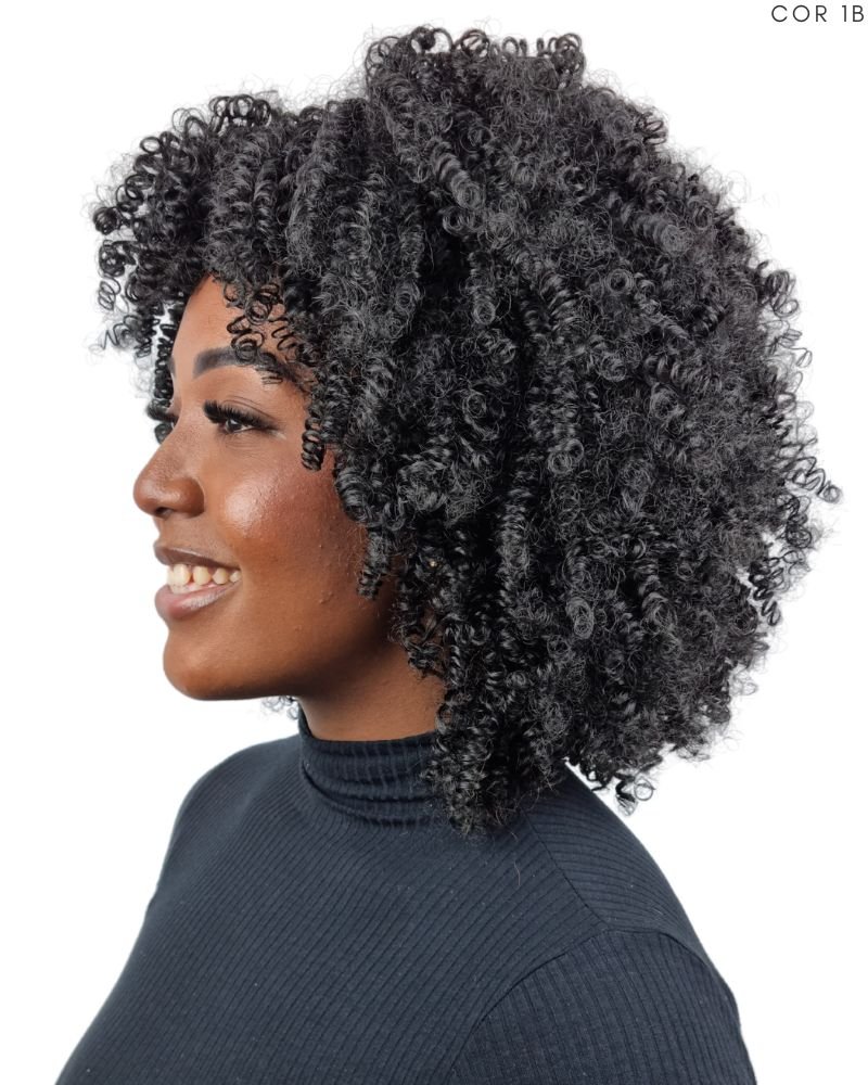 Lace Wig Thena Cacheada com Franja - Beauty Hair