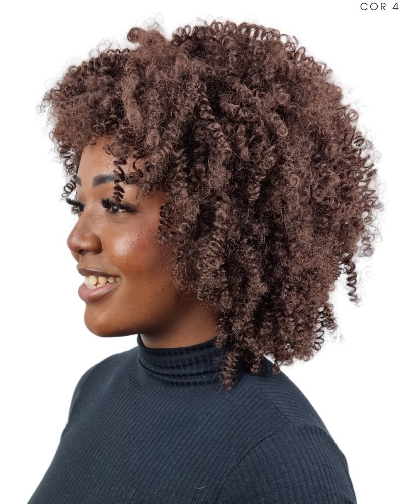 Lace Wig Thena Cacheada com Franja - Beauty Hair