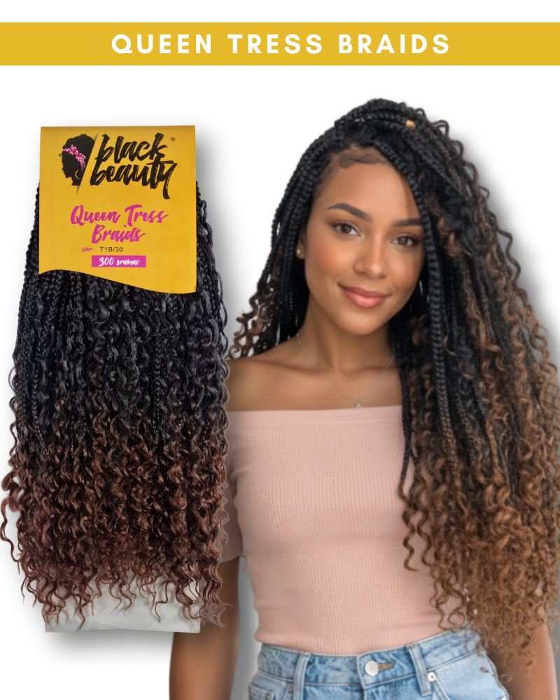 Queen Tress Braids - Black Beauty