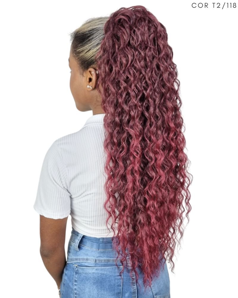 Rabo Cacheado Jessica - Pink Hair