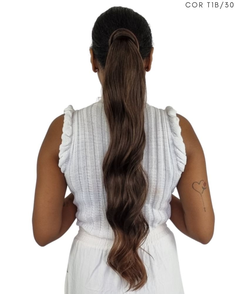 Rabo Ondulado Mala com Velcro - Sleek